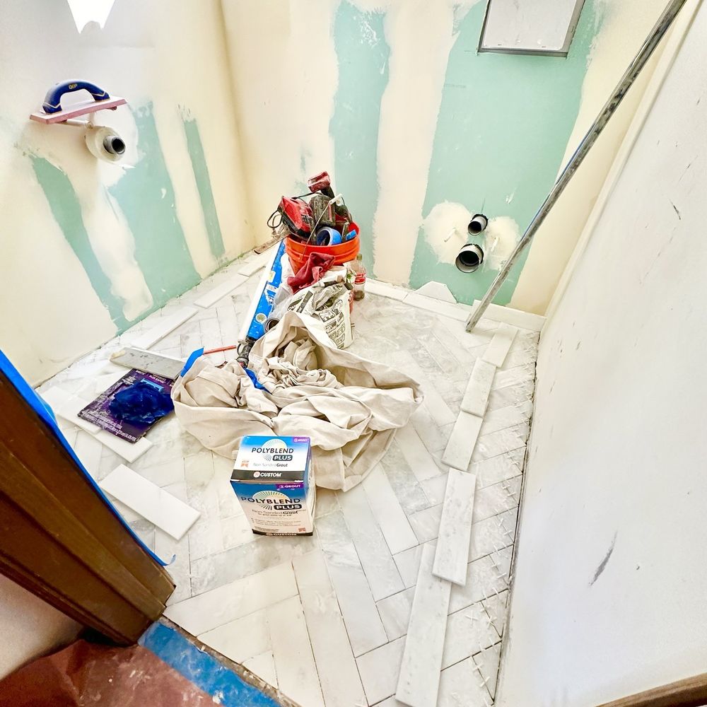 Creative Remodeling - New marble floor and molding - General Contractors Near Me Creative Remodeling - New marble floor and molding - General Contractors Near Me