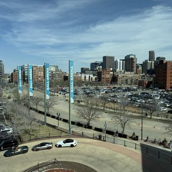 Ball Arena - Looking out from Ball Arena to Auraria campus. - Stadiums & Arenas Near Me - Denver, Colorado
