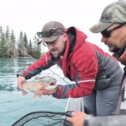 Fish EM - Travis putting Veterans on Kenai River Rainbow Trout