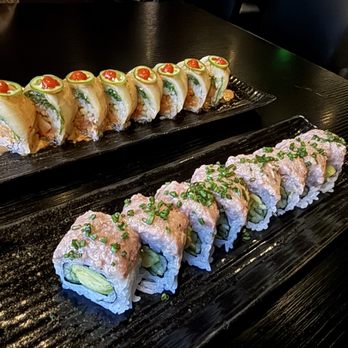 Kaviar Restaurants - Pasadena - tasting menu - signature rolls: spicy yellowtail escolar and toro - Sushi Bars Near Me - Pasadena, California