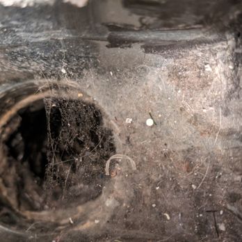 Hometown Bend - Notice the spider webs. This duct hasn't been clean in a while. - Air Duct Cleaning Near Me - Bend, Oregon Hometown Bend - Notice the spider webs. This duct hasn't been clean in a while. - Air Duct Cleaning Near Me - Bend, Oregon