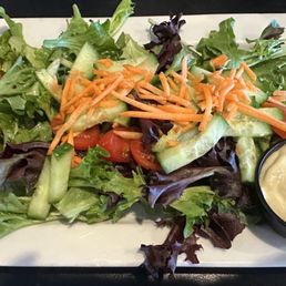 House salad with Cesar dressing