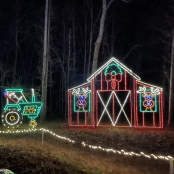 Candy Cane Lane Drive Thru Christmas Light Park - Festivals Near Me - Calhoun, Louisiana