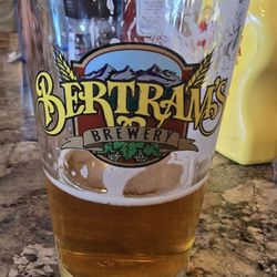 Bertram’s Salmon Valley Brewery - One of their seasonal brews - wagonwheel wheat.