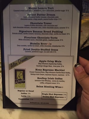 Menu photo 7 Rooftop 120 Glastonbury, CT