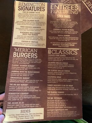 Menu photo 3 Remington's Gastropub Malta, IL