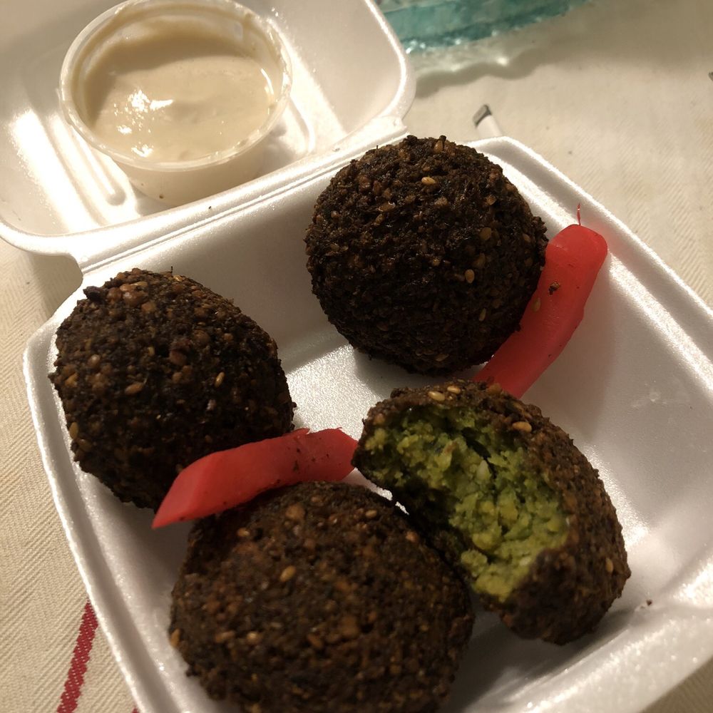 Basically Halal - Falafel+dipping sauce - Halal Near Me - Richmond, Virginia