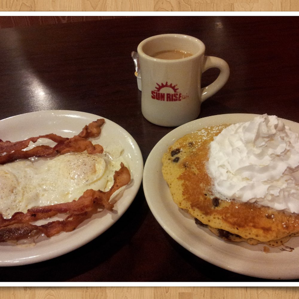 Sun Rise Cafe - Breakfast combo #1 with all bacon - American Near Me - Fort Wayne, Indiana Sun Rise Cafe - Breakfast combo #1 with all bacon - American Near Me - Fort Wayne, Indiana