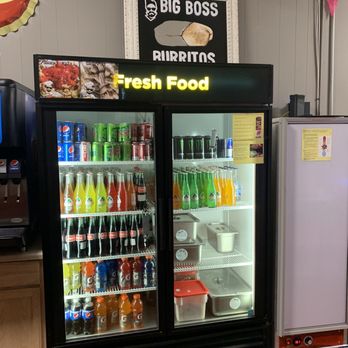 Big Boss Burritos - Drink Fridge - Mexican Near Me - Elizabeth City, North Carolina
