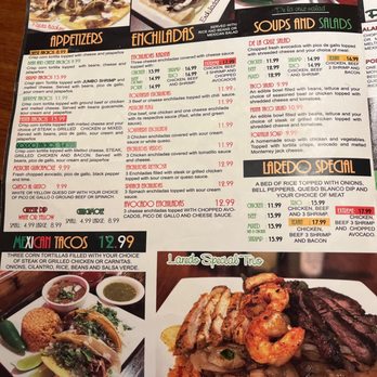 Don Toros - Menu - Latin American Near Me - Bonham, Texas