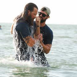 Starkey Road Baptist Church - Beach Baptism