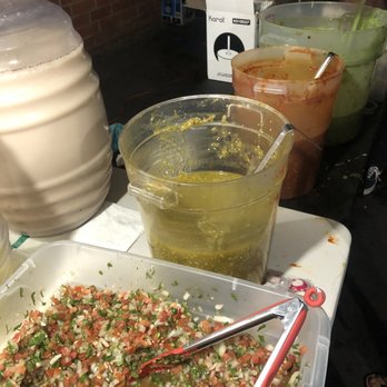 Any’s Tacos - Sauces! They have PICO DE GALLO WHAAAAT. I was happy haha - Tacos Near Me - Westminster, California Any’s Tacos - Sauces! They have PICO DE GALLO WHAAAAT. I was happy haha - Tacos Near Me - Westminster, California