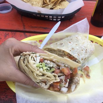 Roxys Tacos - Fish burrito (grilled or fried, this is grilled) - Mexican Near Me - San Diego, California Roxys Tacos - Fish burrito (grilled or fried, this is grilled) - Mexican Near Me - San Diego, California