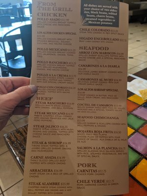 Menu photo 3 Los Altos Mexican Grill Goose Creek, SC