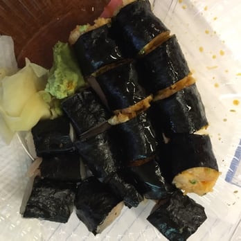 Union - The spicy shrimp and hamachi rolls without rice. The size of a penny...very disappointing - Japanese Near Me - Chicago, Illinois Union - The spicy shrimp and hamachi rolls without rice. The size of a penny...very disappointing - Japanese Near Me - Chicago, Illinois