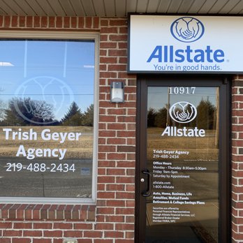 Allstate Insurance Agent: Trish Geyer - Office Storefront - Home & Rental Insurance Near Me - Crown Point, Indiana Allstate Insurance Agent: Trish Geyer - Office Storefront - Home & Rental Insurance Near Me - Crown Point, Indiana
