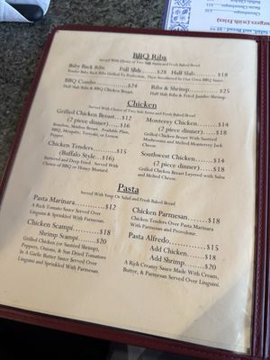 Menu photo 5 Boundary Waters Lodge Demotte, IN