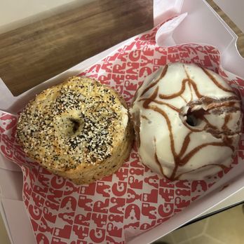 Ladyfingers Bakery + Bar - Everything Bagel Biscuit & Guava Cheese Donut - Bakeries Near Me - Bloomfield, New Jersey Ladyfingers Bakery + Bar - Everything Bagel Biscuit & Guava Cheese Donut - Bakeries Near Me - Bloomfield, New Jersey