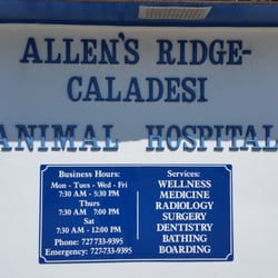 Caladesi Animal Hospital - Hours as of July 2016