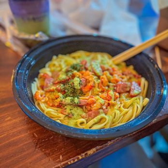 Ding Tea Near Disney - Crawfish Pasta - Coffee & Tea Near Me - Anaheim, California