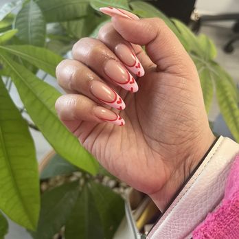 Candy Nails Lounge - Valentine's nail set - Nail Salons Near Me - Riverside, California