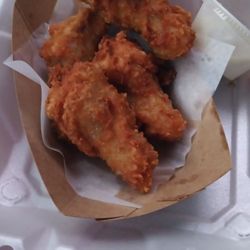Gahanna Lanes - Wings from concession stand.