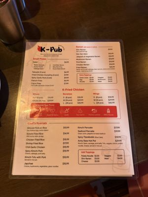 Menu photo 7 K-Pub North Hollywood, CA