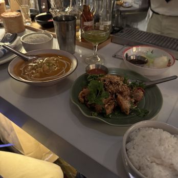 Fish Cheeks - Crab curry and chili pork belly - Seafood Near Me - New York, New York