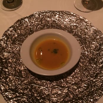 Gary Danko - Carrot ginger curry soup - New American Near Me - San Francisco, California