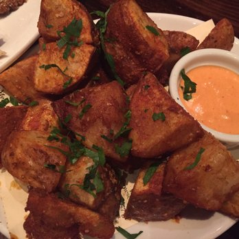 Under the Cork Tree - Crispy potato. Tasted good, but prob won't order again cuz it's just fried potatoes lol - New American Near Me - Sandy Springs, Georgia Under the Cork Tree - Crispy potato. Tasted good, but prob won't order again cuz it's just fried potatoes lol - New American Near Me - Sandy Springs, Georgia