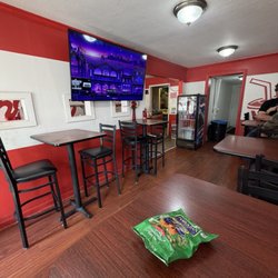 Inside dining area
