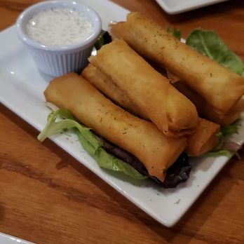 Kismet Mediterranean Grill - Cigar rolls (with a couple bites taken out of them because we couldn't wait) - Mediterranean Near Me - Albany, New York Kismet Mediterranean Grill - Cigar rolls (with a couple bites taken out of them because we couldn't wait) - Mediterranean Near Me - Albany, New York