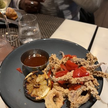 David's - Calamari, not half eaten, that what it looked like when it arrived. - New American Near Me - Hanover, Maryland