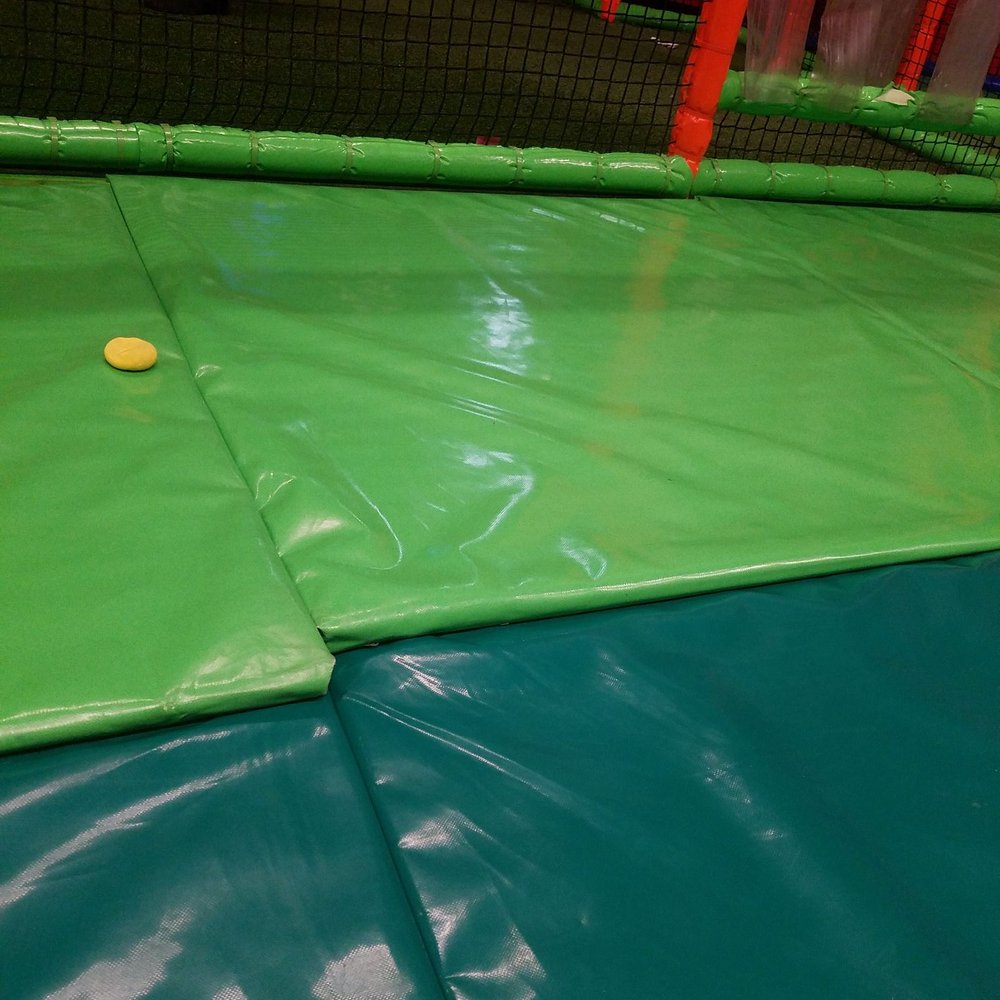 Round1 Bowling & Arcade - Grapevine - Trash and socks all over the basketball court - Arcades Near Me - Grapevine, Texas