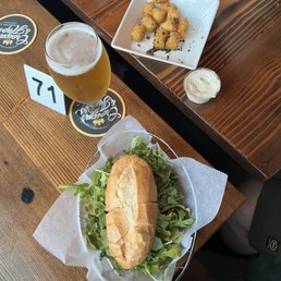 Russian River Row, The Office Burger, and Salt & Vinegar Tater Tots Russian River Row, The Office Burger, and Salt & Vinegar Tater Tots