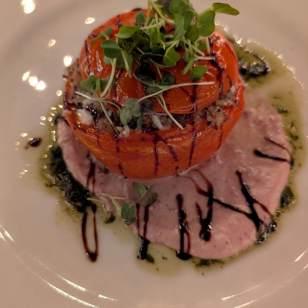 Vegan entree Vegan entree