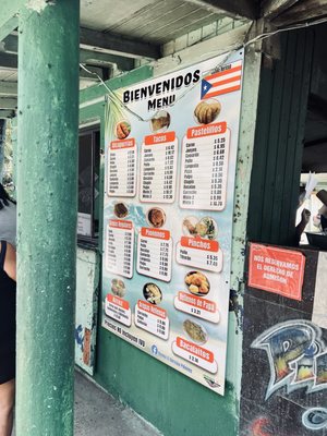 Menu photo 2 Kiosko El Boricua Piñones, PR Menu photo 2 Kiosko El Boricua Piñones, PR