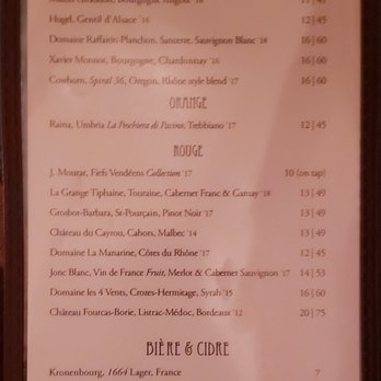 Bar a Vin - Wine by-the-glass menu - Wine Bars Near Me - Washington, DC, District of Columbia