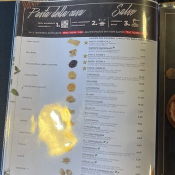 Pasta Store - Menu - Italian Near Me - Interlaken, BE
