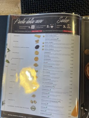 Menu photo 2 Pasta Store Interlaken, BE