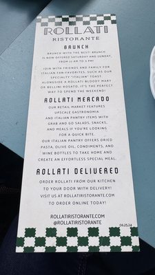 Menu photo 3 Rollati Ristorante San Jose, CA