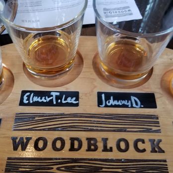 Woodblock - "Not My First Rodeo" whiskey flight. Wow! - Cocktail Bars Near Me - Redmond, Washington