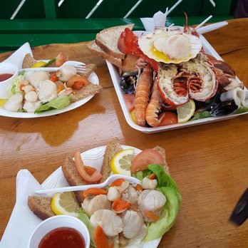 The Orginal Green Shack - Seafood plate.. Scallops - Seafood Near Me - Oban, AGB