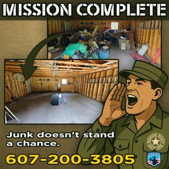 Mission Ready Hauling - We removed over 3,700 lbs of junk from this garage! - Junk Removal & Hauling Near Me Mission Ready Hauling - We removed over 3,700 lbs of junk from this garage! - Junk Removal & Hauling Near Me