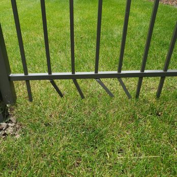 College Students Landscaping - Damage to our gate - Lawn Services Near Me - Orland Park, Illinois