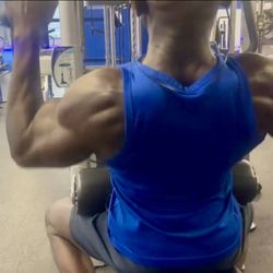 Body Nvy Fitness - Lat pull down for effective back muscle development.
