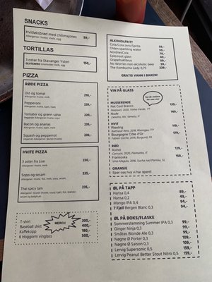 Menu photo 5 Hoggorm Bergen, 12