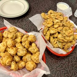 Hub City Diner - Fried Mushrooms & Fried Jalapeños
