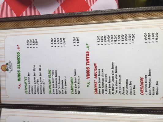 Menu photo 2 Mi Rancho Santiago, RM