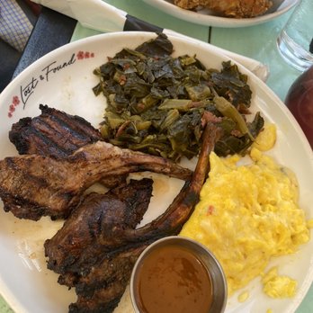 Lost & Found - Jerked Jerk Lamb and Eggs Brunch - Cocktail Bars Near Me - Houston, Texas